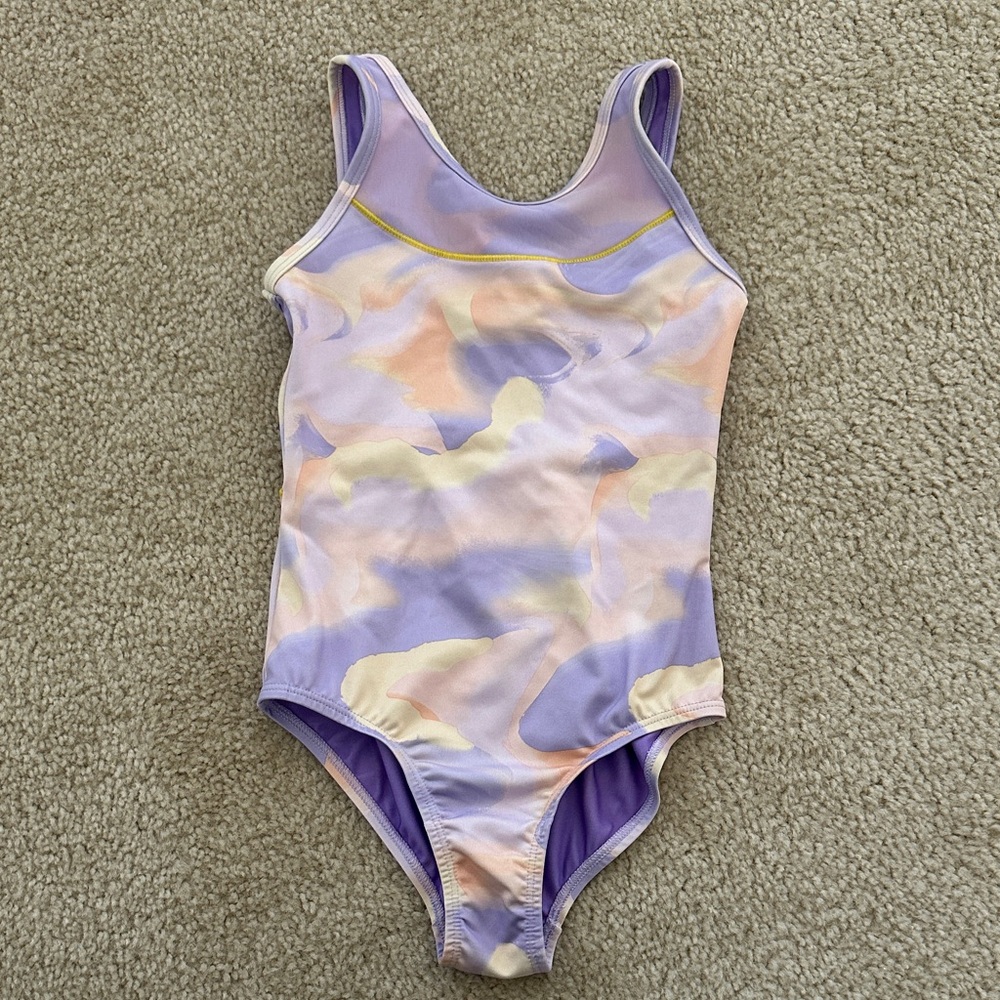 Cat & Jack girls tie dye leotard size S (6/7)